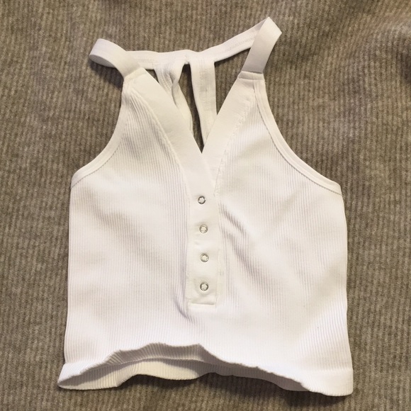 Free People Tops Nwot Free People White Henley Tank Poshmark